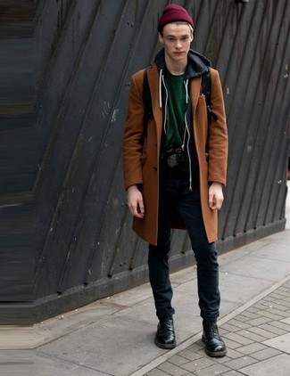 Wie Pullover mit einem Kapuze mit Derby Schuhe zu kombinieren – 92 Herren Outfits