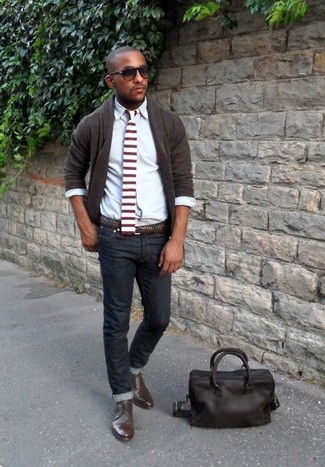 Horizontal gestreifte Krawatte kombinieren – 1646+ Herren Outfits warm Wetter