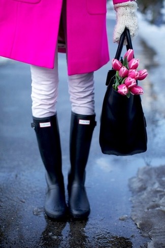 Fuchsia Mantel kombinieren – 156 Damen Outfits