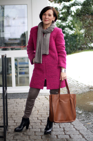 Fuchsia Mantel kombinieren – 156 Damen Outfits