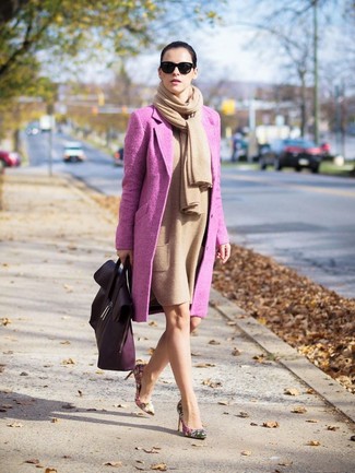 Fuchsia Mantel kombinieren – 156 Damen Outfits