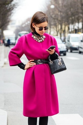 Fuchsia Mantel kombinieren – 156 Damen Outfits