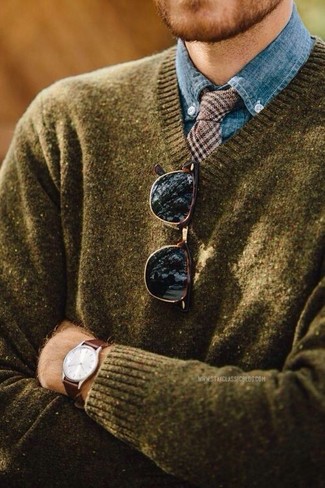 Krawatte mit Hahnentritt-Muster kombinieren – 17 Herren Outfits warm Wetter