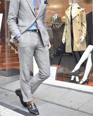 Krawatte mit Hahnentritt-Muster kombinieren – 17 Herren Outfits warm Wetter
