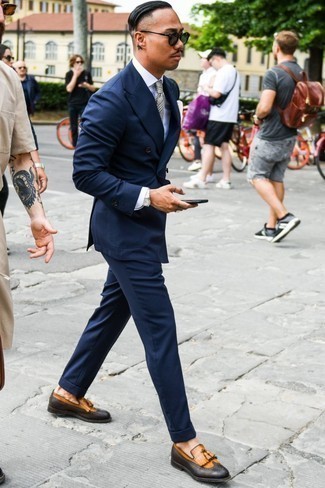 Krawatte mit Hahnentritt-Muster kombinieren – 17 Herren Outfits warm Wetter