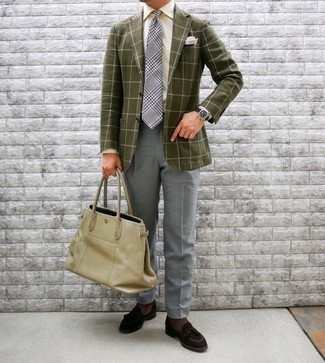 Krawatte mit Hahnentritt-Muster kombinieren – 17 Herren Outfits warm Wetter