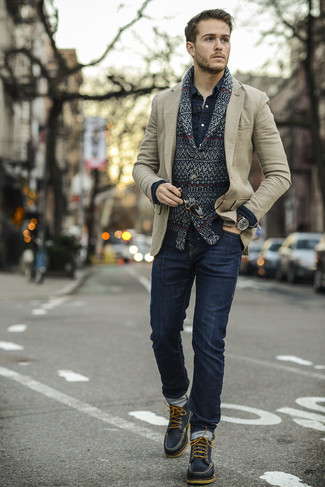 Wie Jeans mit Arbeitsstiefel zu kombinieren – 318 Herren Outfits