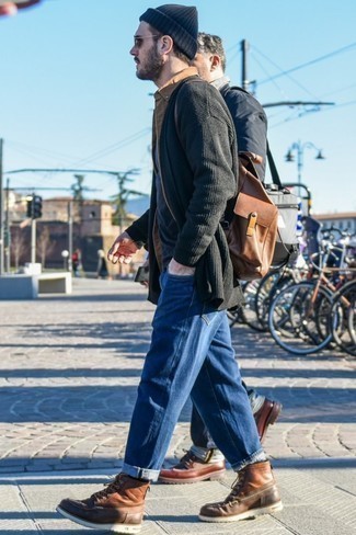 Wie Jeans mit Arbeitsstiefel zu kombinieren – 318 Herren Outfits
