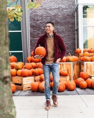 Wie Jeans mit Arbeitsstiefel zu kombinieren – 318 Herren Outfits