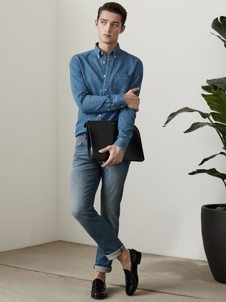 blaue Jeans von Dr. Denim