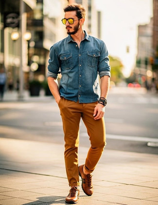 blaues Jeanshemd von BLEND