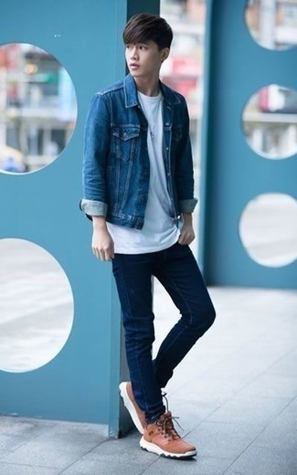 blaue Jeansjacke von CK Jeans