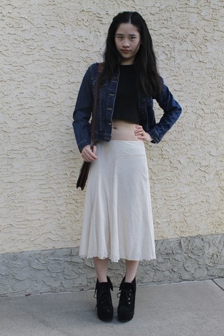 dunkelblaue Jeansjacke von Sonia Rykiel