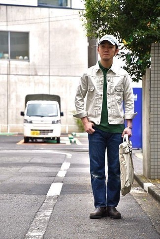 weiße Jeansjacke von Tanaka