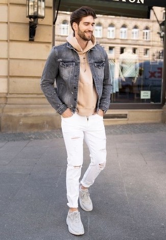 graue Jeansjacke von ENGBERS