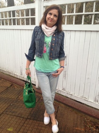 grüne Shopper Tasche aus Leder von Fendi