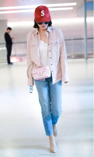 rosa Jeansjacke von Isabel Marant Etoile