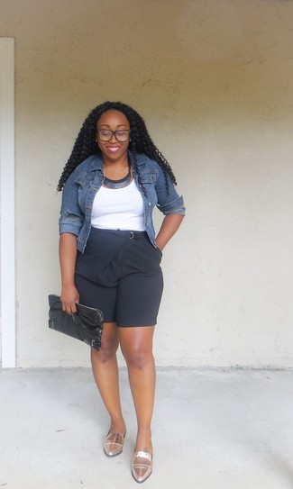 schwarze Bermuda-Shorts von Lost & Found Ria Dunn
