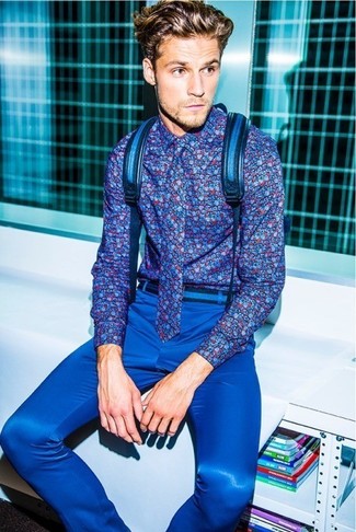blaue Anzughose von Gucci