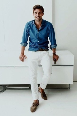 weiße Jeans von Valentino