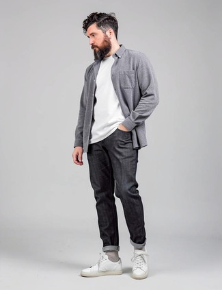 weiße Leder niedrige Sneakers von adidas Originals