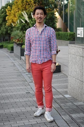 rote Jeans von Bossi Sportswear