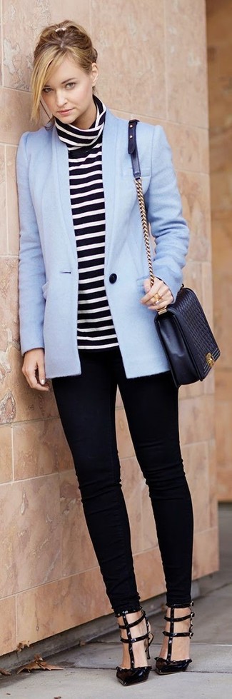 Hellblauer Blazer: Outfit-Ideen zum Kombinieren für Damen