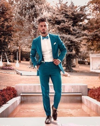 Hellblaue Fliege kombinieren – 5 Herren Outfits