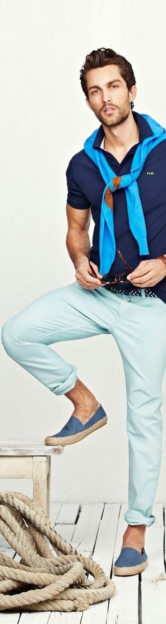 Hellblaue Chinohose kombinieren – 248 Herren Outfits