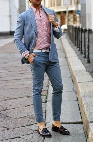 Hellblaue Chinohose kombinieren – 248 Herren Outfits