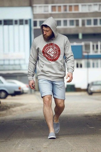 Hellblaue Jeansshorts kombinieren – 143 Herren Outfits