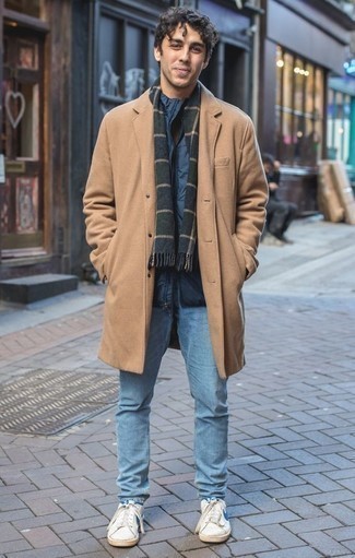 Welche ärmellose Jacken mit hellblauer Jeans zu tragen – 32 Herren Outfits