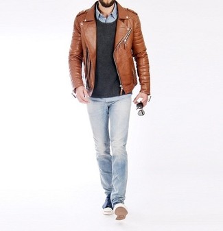 Hellblaue Jeans kombinieren – 2000+ Herren Outfits warm Wetter