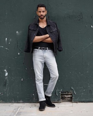 Hellblaue Jeans kombinieren – 2000+ Herren Outfits