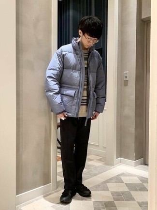 Hellblaue Daunenjacke kombinieren – 15 Herren Outfits