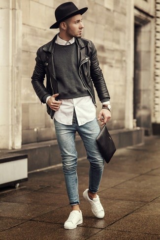 Welche Businesshemden mit hellblauer enger Jeans zu tragen – 21 Herren Outfits