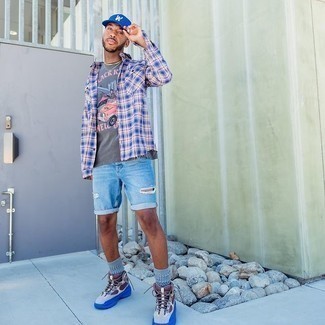 Hellblaue Socken kombinieren – 22 Lässige Herren Outfits