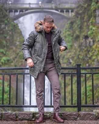 Hellvioletten Rollkragenpullover kombinieren – 42 Herren Outfits