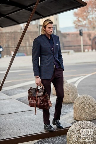 Welche Businesshemden mit hellvioletter Weste zu tragen – 11 Herren Outfits
