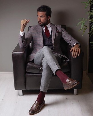 Welche Businesshemden mit hellvioletter Weste zu tragen – 11 Herren Outfits