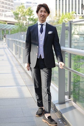 Welche Businesshemden mit hellvioletter Weste zu tragen – 11 Herren Outfits