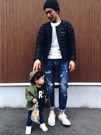 Leichte Daunenjacke kombinieren – 9 Casual Frühling Herren Outfits