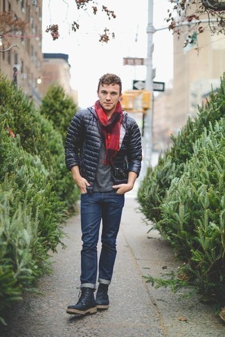 Leichte Daunenjacke kombinieren – 55 Herbst Herren Outfits