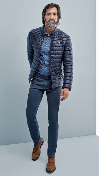 Leichte Daunenjacke kombinieren – 55 Herbst Herren Outfits