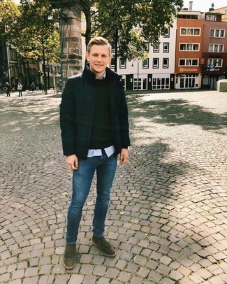 Leichte Daunenjacke kombinieren – 55 Herbst Herren Outfits