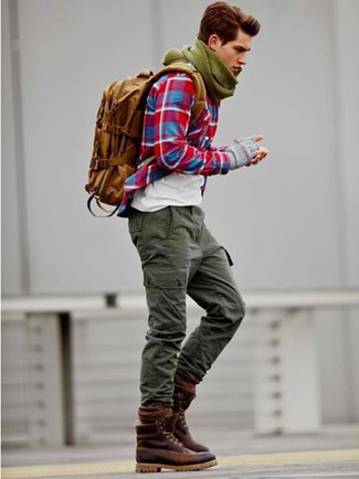 Wie Langarmhemd mit Cargohose zu kombinieren – 401 Herren Outfits