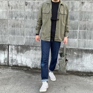 Wie Langarmhemd mit Langarmshirt zu kombinieren – 117 Herren Outfits