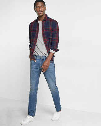Wie Langarmhemd mit Langarmshirt zu kombinieren – 117 Herren Outfits