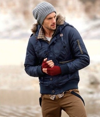 Wie Langarmhemd mit Parka zu kombinieren – 109 Herren Outfits