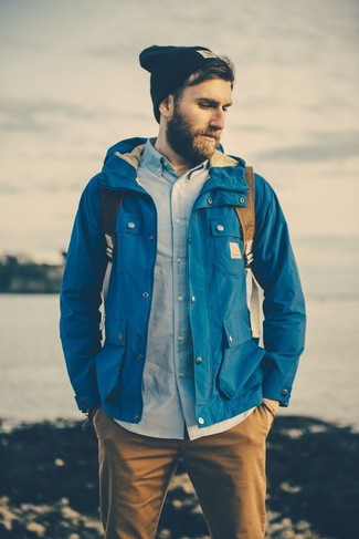 Wie Langarmhemd mit Parka zu kombinieren – 109 Herren Outfits